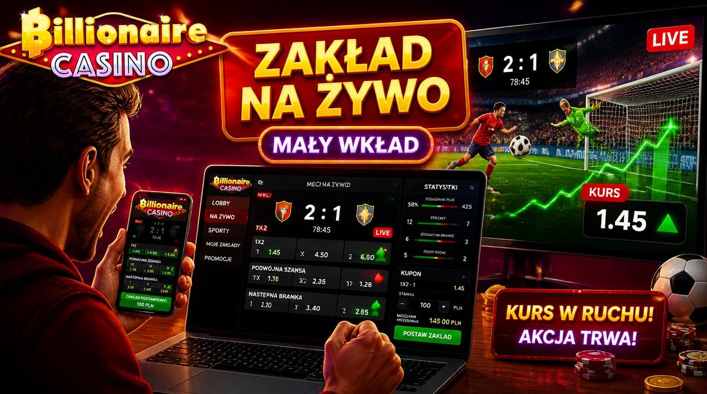 interfejs zakładów live na komputerze i telefonie z niskim budżetem